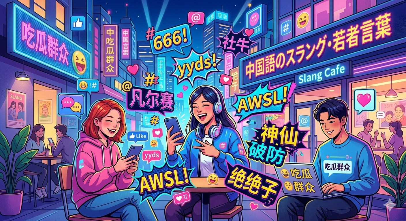 中国語のスラング・若者言葉10選|SNSで使われる最新表現